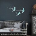 Decoratiune de perete, Wallow 4, Dimensiune: 42 x 70 cm, Multicolor