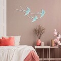 Decoratiune de perete, Wallow 4, Dimensiune: 42 x 70 cm, Multicolor