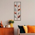 Decoratiune de perete, Fagus, Metal, Dimensiune: 32 x 90 cm, Multicolor