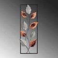 Decoratiune de perete, Fagus, Metal, Dimensiune: 32 x 90 cm, Multicolor