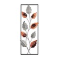 Decoratiune de perete, Fagus, Metal, Dimensiune: 32 x 90 cm, Multicolor