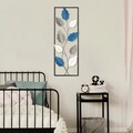 Decoratiune de perete, Fagus 2, Metal, Dimensiune: 32 x 90 cm, Multicolor