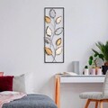 Decoratiune de perete, Fagus 3, Metal, Dimensiune: 32 x 90 cm, Multicolor