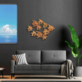 Decoratiune de perete, Melek v2, Metal, Dimensiune: 83 x 58 cm, Multicolor
