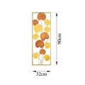 Decoratiune de perete, Catalpa, Metal, Dimensiune: 32 x 90 cm, Multicolor