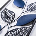 Decoratiune de perete, Leaf, Metal, Dimensiune: 32 x 90 cm, Multicolor