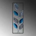 Decoratiune de perete, Leaf, Metal, Dimensiune: 32 x 90 cm, Multicolor