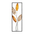 Decoratiune de perete, Timeyi 2, Metal, Dimensiune: 32 x 90 cm, Multicolor