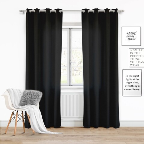 Draperie Viva Czarna, Fashion Goods, 140x250, poliester, negru