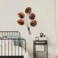 Decoratiune de perete, Monstera 2, Metal, Dimensiune: 74 x 94 cm, Multicolor