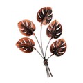Decoratiune de perete, Monstera 2, Metal, Dimensiune: 74 x 94 cm, Multicolor