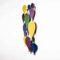 Decoratiune de perete, Kapadokya, Metal, Dimensiune: 53 x 100 x 7 cm, Multicolor
