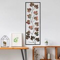 Decoratiune de perete, Platane 2, Metal, Dimensiune: 32 x 90 cm, Multicolor