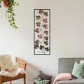 Decoratiune de perete, Platane 2, Metal, Dimensiune: 32 x 90 cm, Multicolor