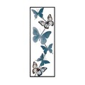 Decoratiune de perete, Tavus, Metal, Dimensiune: 32 x 90 x 5 cm, Multicolor