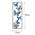 Decoratiune de perete, Tavus, Metal, Dimensiune: 32 x 90 x 5 cm, Multicolor