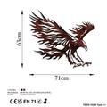 Decoratiune de perete, Eagle, Metal, Dimensiune: 71 x 63 cm, Multicolor