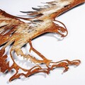Decoratiune de perete, Eagle 2, Metal, Dimensiune: 71 x 63 cm, Multicolor