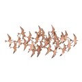 Decoratiune de perete, Martılar, Metal, Dimensiune: 121 x 57 x 5 cm, Multicolor