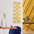 Decoratiune de perete, Fan 2, Metal, Dimensiune: 32 x 90 cm, Multicolor