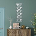 Decoratiune de perete, Fan 3, Metal, Dimensiune: 32 x 90 cm, Multicolor