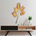 Decoratiune de perete, Toona Sinensis, Metal, Dimensiune: 72 x 108 cm, Multicolor