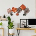 Decoratiune de perete, Zhoushan 2, Metal, Dimensiune: 80 x 42 cm, Multicolor