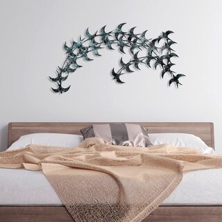 136x75 cm, Albastru;Negru