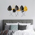 Decoratiune de perete, Casting Leaf, Metal, Dimensiune: 112 x 67 cm, Multicolor