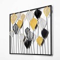 Decoratiune de perete, Hornbeam, Metal, Dimensiune: 70 x 50 cm, Multicolor