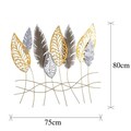 Decoratiune de perete, Kosmer, Metal, Dimensiune: 75 x 80 x 5 cm, Multicolor