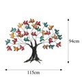 Decoratiune de perete, Yggdrasil, Dimensiune: 115 x 94 x 4 cm, Multicolor