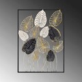 Decoratiune de perete, Atmi, Metal, Dimensiune: 50 x 70 x 5 cm, Multicolor