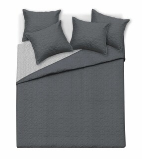 200x220 cm, Negru/Gri