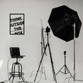 Decoratiune de perete, Think Outside The Box Metal Decor, metal, 35 x 50 cm, negru