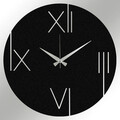 Ceas de perete, One, metal, 48 x 48 cm, negru
