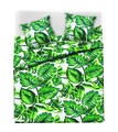 Cuvertura Palms, Fashion Goods, 200x220 cm, microfibra, verde
