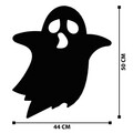 Decoratiune de perete, Halloween 7, Metal, Dimensiune: 44 x 50 cm, Negru