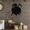 Decoratiune de perete, Halloween 8, Metal, Dimensiune: 45 x 53 cm, Negru
