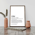 Tablou decorativ, Wine, Lemn, 70 x 50 cm, Natural