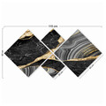 Set 4 tablouri decorative, 4MDF1780599593, MDF, Imprimat UV, Multicolor