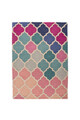 Covor Rosella Pink/Blue, Flair Rugs, 80x150 cm, lana, multicolor