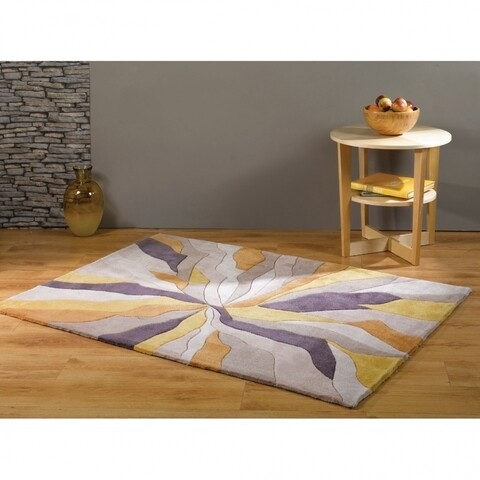 Covor Infinite Splinter Ochre, Flair Rugs, 120X170 cm, 100% poliester, bej