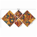 Set 4 tablouri decorative, 4MDF2369441, MDF, Imprimat UV, Multicolor