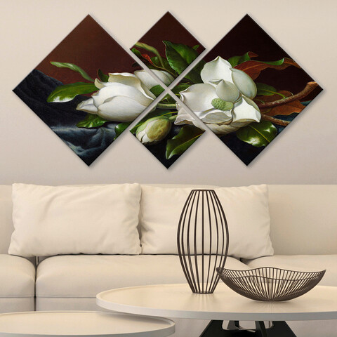 Set 4 tablouri decorative, 4MDF2774191, MDF, Imprimat UV, Multicolor