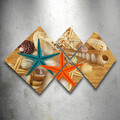 Set 4 tablouri decorative, 4MDF293204606, MDF, Imprimat UV, Multicolor