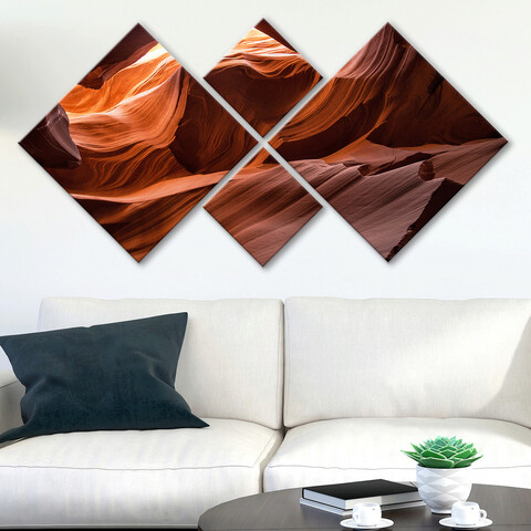 Set 4 tablouri decorative, 4MDF3286677, MDF, Imprimat UV, Multicolor