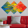 Set 4 tablouri decorative, 4MDF41682131, MDF, Imprimat UV, Multicolor