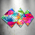 Set 4 tablouri decorative, 4MDF422714032, MDF, Imprimat UV, Multicolor