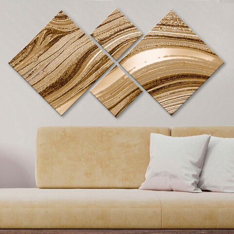 Set 4 tablouri decorative, 4MDF596699, MDF, Imprimat UV, Multicolor